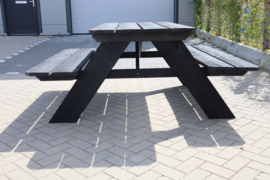 Picknicktafel Springbreak Zwart steigerhout