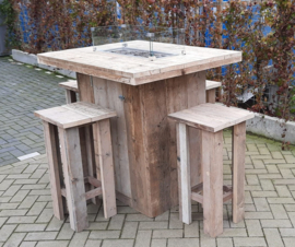 Vuurstatafel set Celebration Big zonder rugleuning