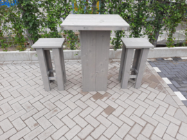 Sta tafel 80x80 met kruk Easy