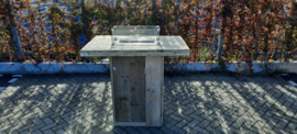Vuurstatafel 80x120cm Gebruikt steigerhout