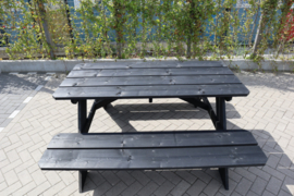 Picknicktafel Springbreak Zwart steigerhout