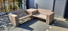 Hoekbank Garden Basic met tafel