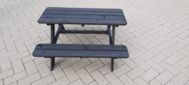 Kinder-picknicktafel Nikki Zwart steigerhout