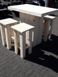 Sta tafel 80x120 met kruk Easy