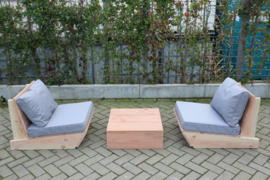 Set Sauna bankjes