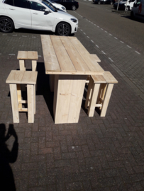 Sta tafel 80x180 met kruk Easy