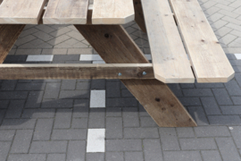 Picknicktafel XL Gebruikt steigerhout