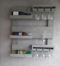 Wijn wandbord klein
