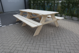 Picknicktafel XL Nieuw steigerhout