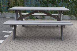 Picknicktafel Springbreak Grey wash steigerhout