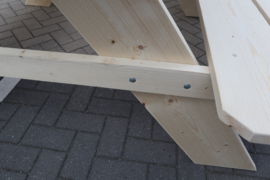Picknicktafel XL Nieuw steigerhout