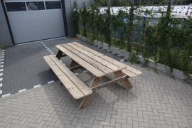 Picknicktafel XL Gebruikt steigerhout