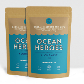 Ocean Heroes - Vegan Omega-3 Algaeoil DHA + EPA - 120 Capsules