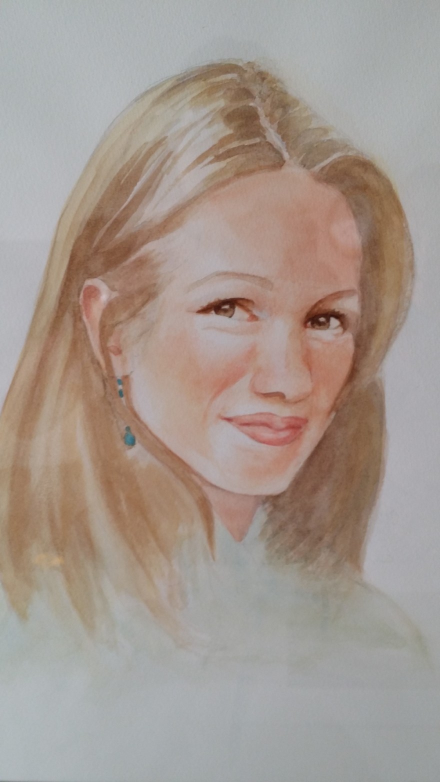 Portret van Sabine geschilderd door C. Leerentveld