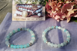 Mat turquoise Agate bracelet