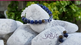 Lapis Lazuli met Irisquartz shambala