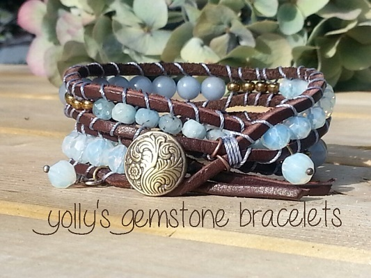 Yolly's gemstone  bracelets