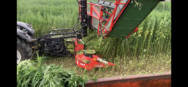 Bomi Hempfiber cutting unit for tractor