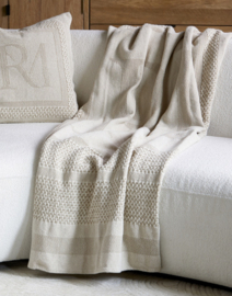 RM Monogram Jacquard Throw 180x130