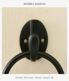 Small Kitchen Hook Black (medium)