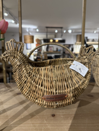 Rustic Rattan lovely chicken basket