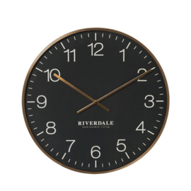 Riverdale Camden klok zwart 53 cm