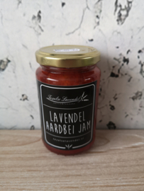 Lavendel aardbeien jam