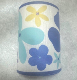 Rand botanisch blauwe klaver bloesem Ribbon bloem  Delphinium