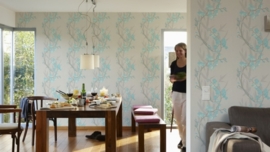 A.S. Création bomen takken bloemen behang 954795 95479-5