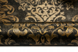 Zwart goud Behang 39112-3