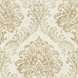 Vintage Behang creme goud 39112-5