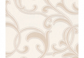 Patroonbehang A.S. Création Structuurbehang Atlanta Beige, Metallic 94379-5
