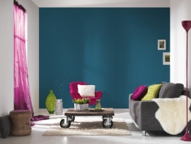 blauw vlies behang xd2