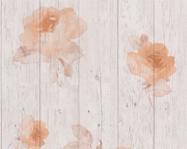 AS Creation New England hout behang 96112-3 Rozen