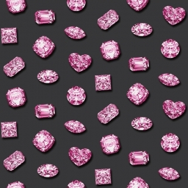 Dutch Jet Setter behang 102517 Diamonds Pink