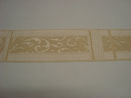 goud beige modern behangrand