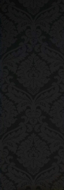 5526-31 zwart barok vinyl behang ,,