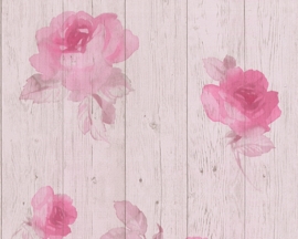 AS Creation New England hout behang 96112-1 Rozen
