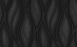 retro behang zwart zilver glitter erismann 9743-15
