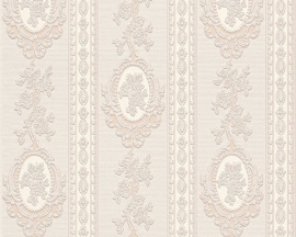 engelse bloemen ornamenten barok vinyl glitter behang xx6