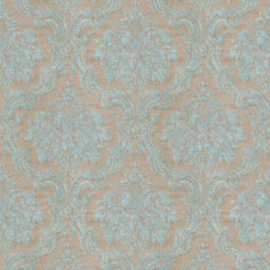 Barok behang blauw 36716-4