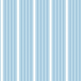 wit blauw streepjes behang 11-10863