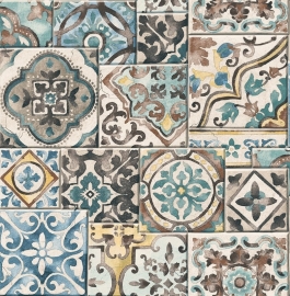 Dutch Reclaimed behang FD22315 Marrakesh Tiles