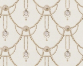 AS Creation Hermitage 9 behang 94353-2 creme beige klassiek diamanten