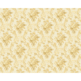 Goud bloemen behang dubbelbreed paradijs flowers 33590-1