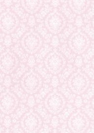 dollhouse 68837 roze wit stijlvol barok behang