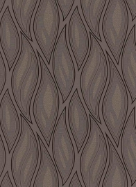retro behang goud glitter golven vinyl 9743-11