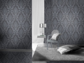 barok glitter vinyl behang 313932 ,