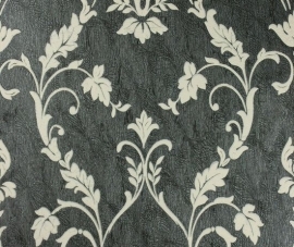 veloers grijs creme vlies behang x36