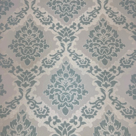 Barok Behang Blauw 4792-08 – Vliesbehang Klassiek